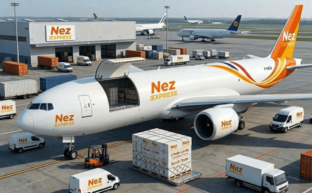 NEZ EXPRES VOTRE PARTENAIRE DE CONFIANCE POUR TOUTES VOS EXPEDITIONS .